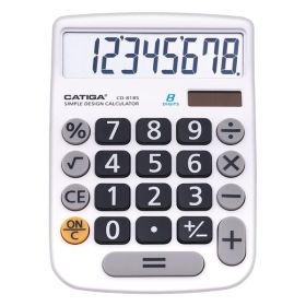 8 DIGITS CALCULATOR WHT