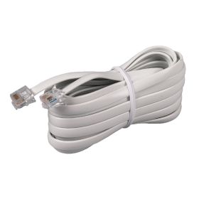 15FT PHN LINE CORD WHT