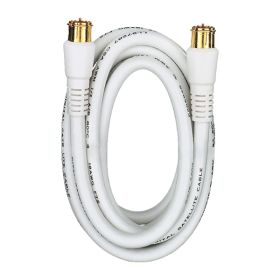 6FT RG6 CABLE WHT