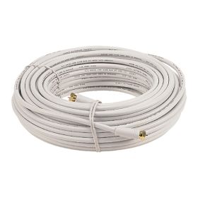 50FT RG6 COAX CABLE WHT