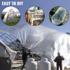 VEVOR Greenhouse Film 20 x 100 ft, Greenhouse Polyethylene Film 6 Mil Thickness, Greenhouse Plastic Greenhouse Clear Plastic Film UV Resistant