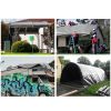 9x12ft Heavy Duty Poly Tarp/ Silver+Black