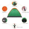 2-Person Waterproof Camping Dome Tent for Outdoor Hiking Survival Orange & Green