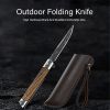 Outdoor Camping Knife, Stainless Steel Blade, Pocket Folding Knife, Tactical Outdoor Camping