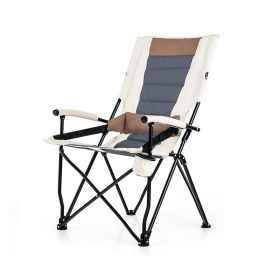 Portable Lumbar Back Camping Chairs for Outdoors (Type: Style B, Color: As pic show)