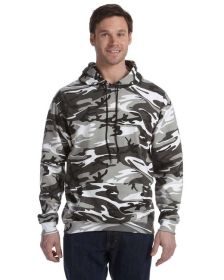 Unisex Camo Pullover Hoodie - GREEN WOODLAND - S (Color: URBAN WOODLAND, size: 3XL)