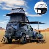 Roll over image to zoom in Adventurer Plus Rooftop Tent Hardshell with Side Awning, Air Conditioner Outlet with Bracket, &Replaceable Rain Flies