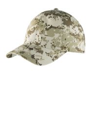 Port Authority Digital Ripstop Camouflage Cap C925 (Color: Sand Camo, size: OSFA)