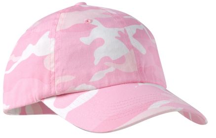 Port Authority Camouflage Cap C851 (Color: Pink Camo, size: OSFA)