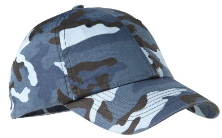 Port Authority Camouflage Cap C851 (Color: Navy Camo, size: OSFA)