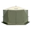 VEVOR Pop Up Gazebo Tent, Pop-Up Screen Tent 6 Sided Canopy Sun Shelter with 6 Removable Privacy Wind Cloths & Mesh Windows