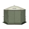 VEVOR Pop Up Gazebo Tent, Pop-Up Screen Tent 6 Sided Canopy Sun Shelter with 6 Removable Privacy Wind Cloths & Mesh Windows