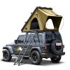 Explorer Rooftop Tent Hardshell with Luggage Racks&Replaceable Netting Rain Curtains, Truck Bed Tent for Camping