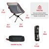 SUNNYFEEL Ultralight Folding Camping Chair, Portable Backpacking Chairs Lightweight, Small Compact Collapsible Camp Chair